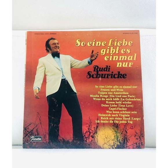 LP Rudi Schuricke - So Eine Liebe Gibt Es Einmal Nur Vinyl Record